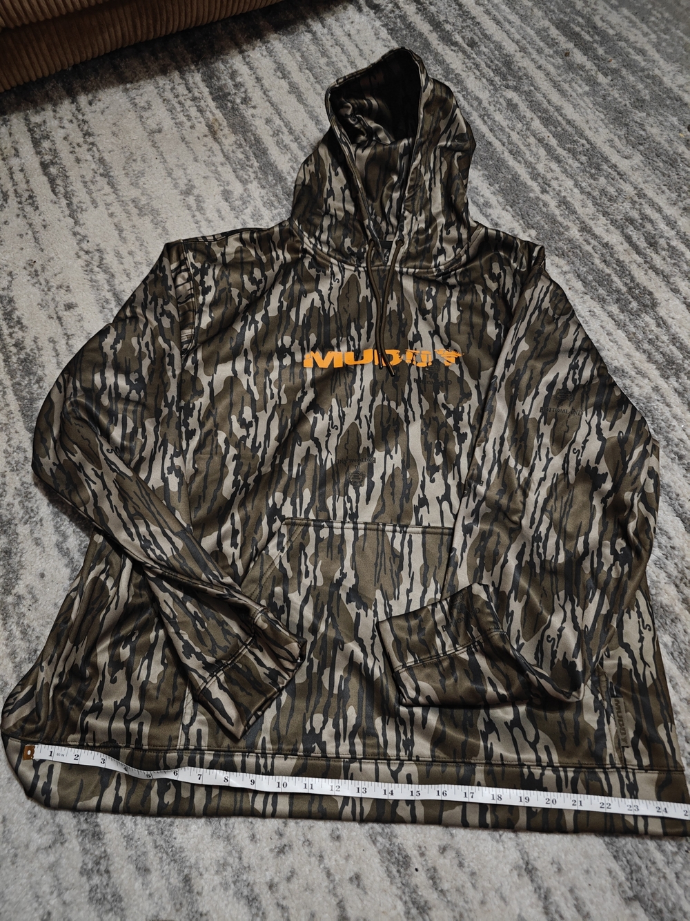 Muddy Camouflage Hoodie with Orange Logo 3xl Hunting